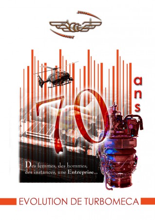Affiche pour les 70 ans de Turbomeca
