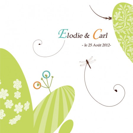 Faire part de mariage recto