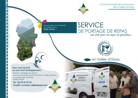 Plaquette recto portage de repas-CCVOssau